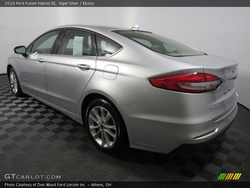 Ingot Silver / Ebony 2019 Ford Fusion Hybrid SE