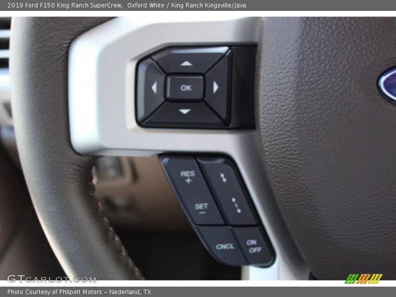 Oxford White / King Ranch Kingsville/Java 2019 Ford F150 King Ranch SuperCrew