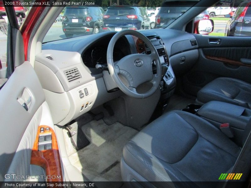Salsa Red Pearl / Stone 2008 Toyota Sienna XLE