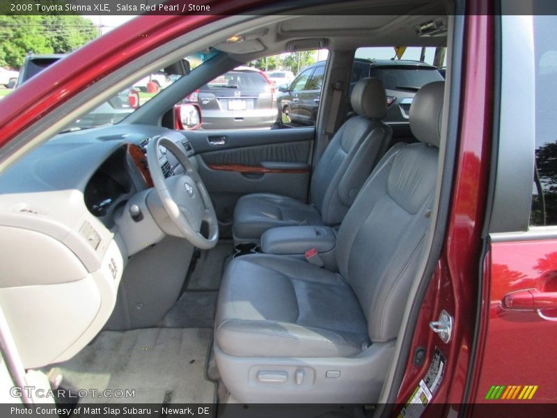 Salsa Red Pearl / Stone 2008 Toyota Sienna XLE