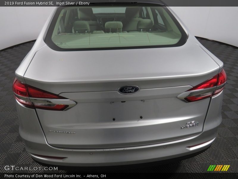 Ingot Silver / Ebony 2019 Ford Fusion Hybrid SE