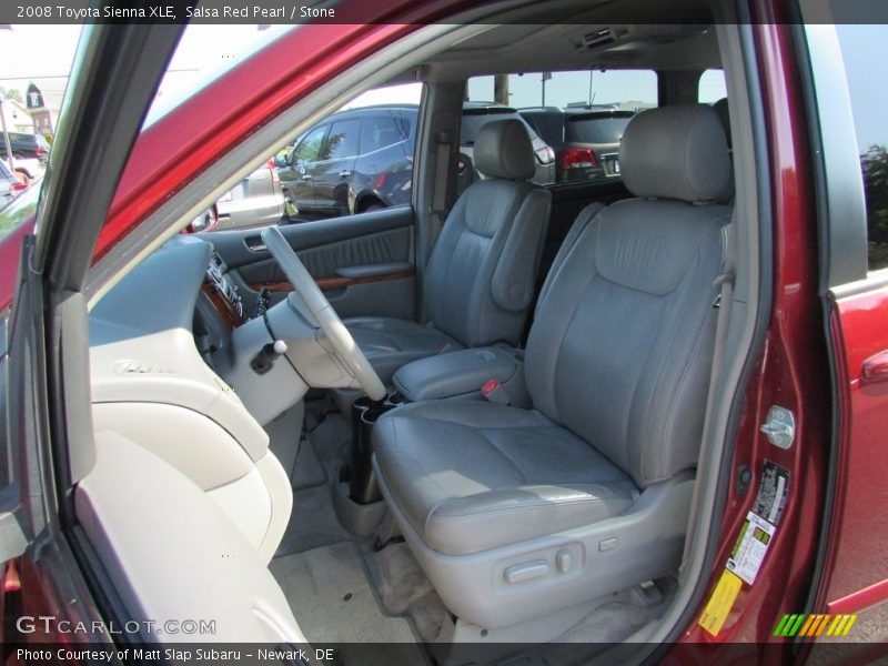 Salsa Red Pearl / Stone 2008 Toyota Sienna XLE