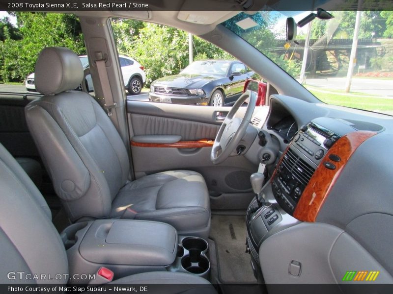 Salsa Red Pearl / Stone 2008 Toyota Sienna XLE