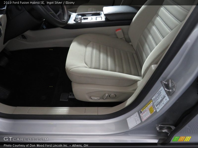 Ingot Silver / Ebony 2019 Ford Fusion Hybrid SE