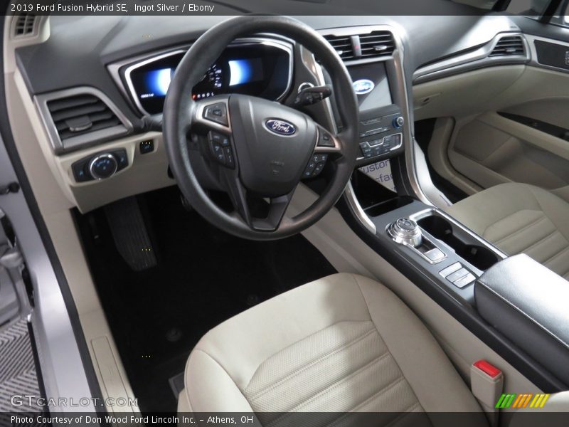 Ingot Silver / Ebony 2019 Ford Fusion Hybrid SE