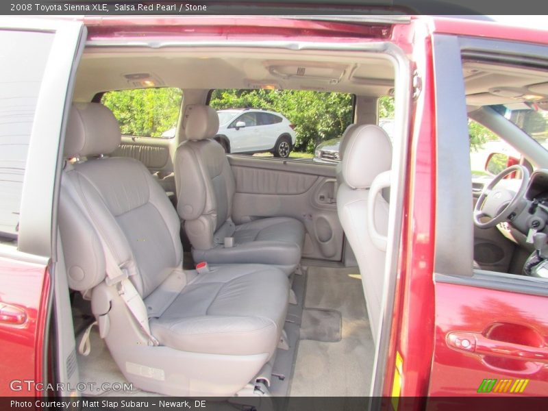 Salsa Red Pearl / Stone 2008 Toyota Sienna XLE