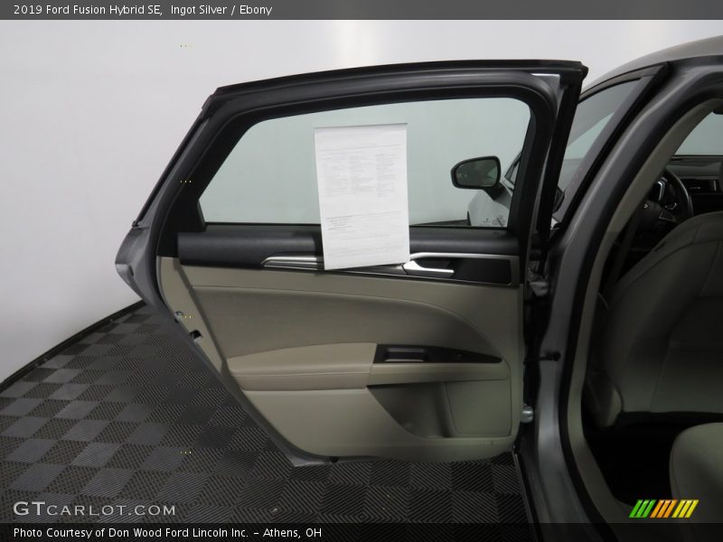 Ingot Silver / Ebony 2019 Ford Fusion Hybrid SE