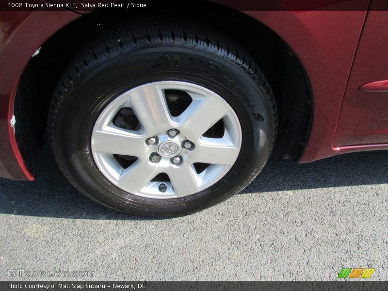 Salsa Red Pearl / Stone 2008 Toyota Sienna XLE