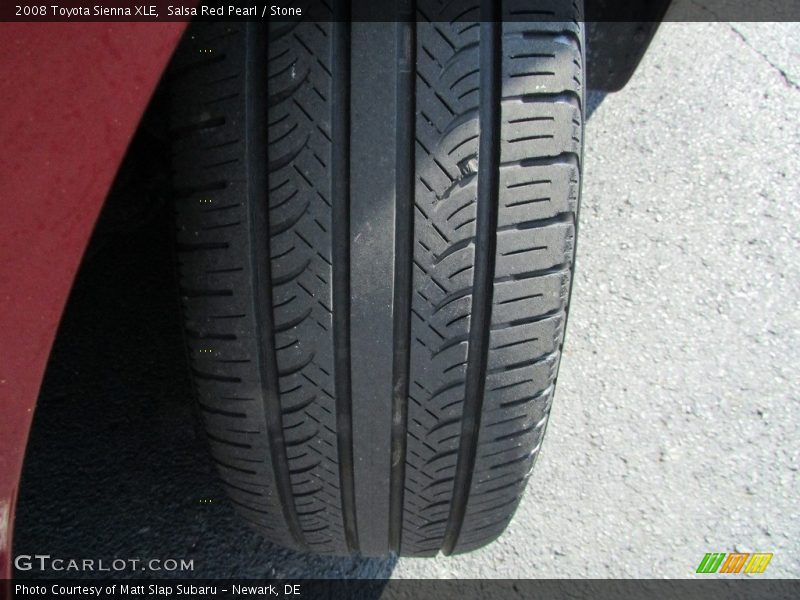Salsa Red Pearl / Stone 2008 Toyota Sienna XLE