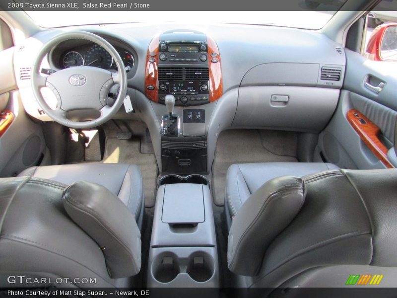 Salsa Red Pearl / Stone 2008 Toyota Sienna XLE