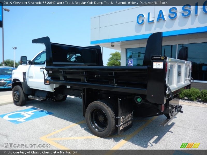 Summit White / Dark Ash/Jet Black 2019 Chevrolet Silverado 5500HD Work Truck Regular Cab Dump Truck