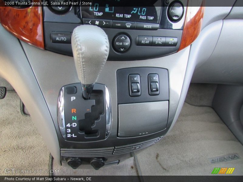 Salsa Red Pearl / Stone 2008 Toyota Sienna XLE