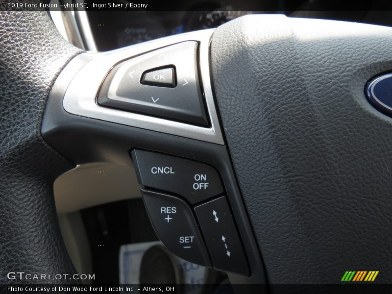 Ingot Silver / Ebony 2019 Ford Fusion Hybrid SE