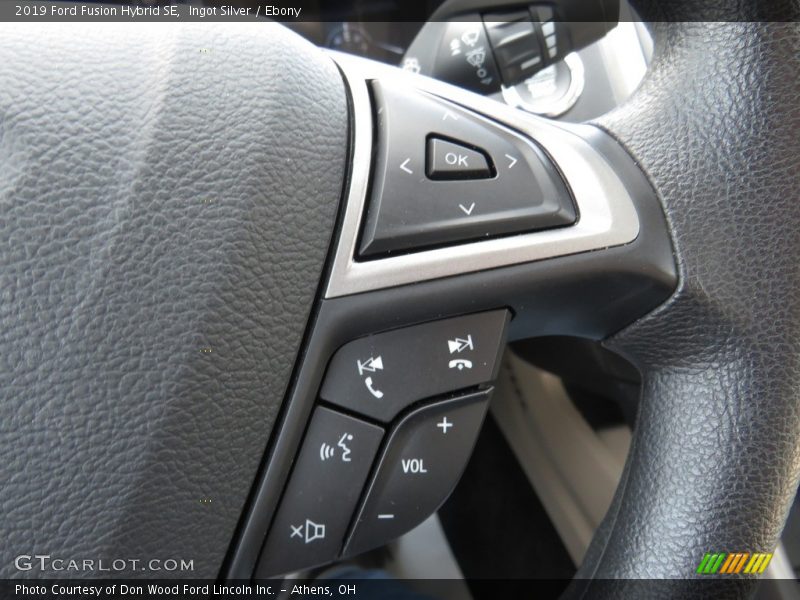 Ingot Silver / Ebony 2019 Ford Fusion Hybrid SE