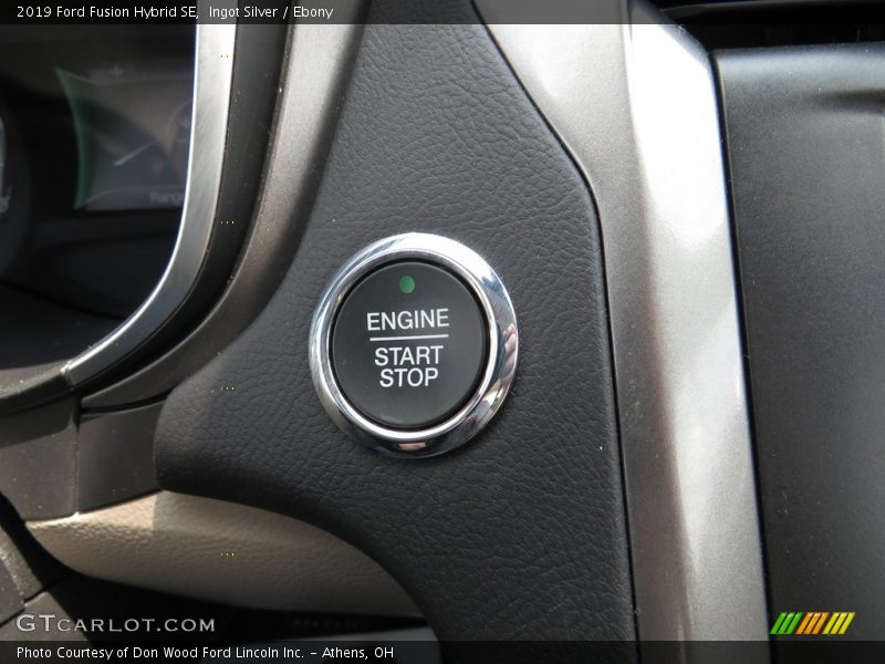 Ingot Silver / Ebony 2019 Ford Fusion Hybrid SE
