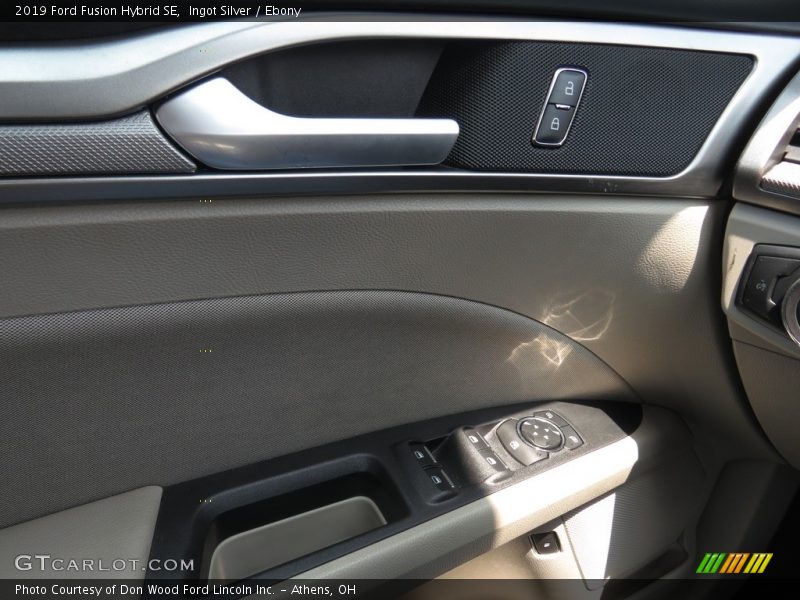 Ingot Silver / Ebony 2019 Ford Fusion Hybrid SE