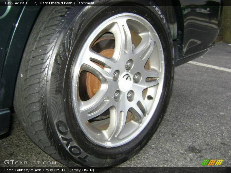 Dark Emerald Pearl / Parchment 1999 Acura TL 3.2