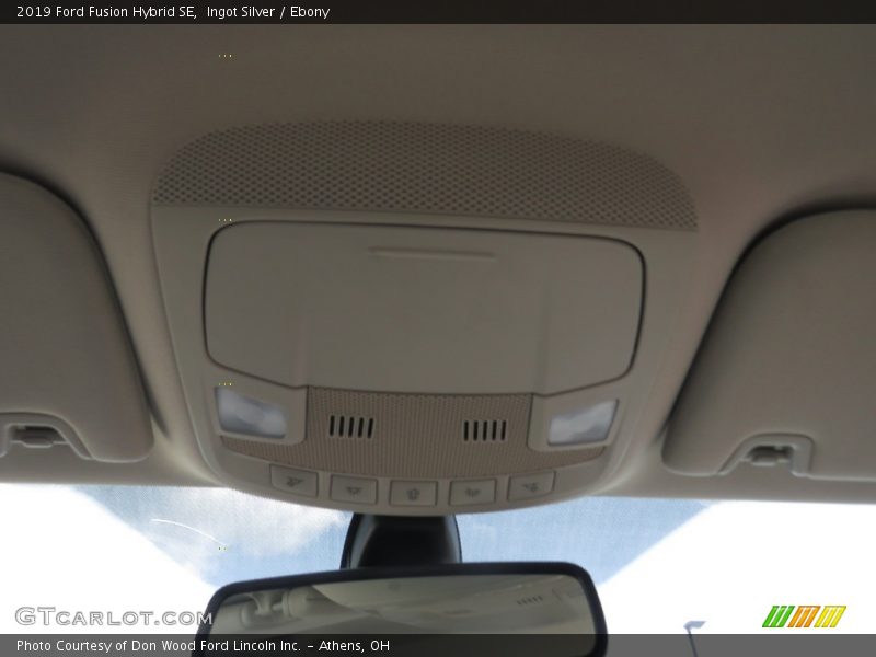 Ingot Silver / Ebony 2019 Ford Fusion Hybrid SE