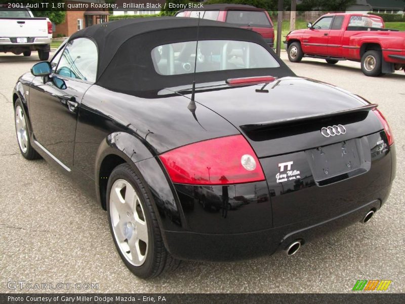 Brilliant Black / Ebony Black 2001 Audi TT 1.8T quattro Roadster