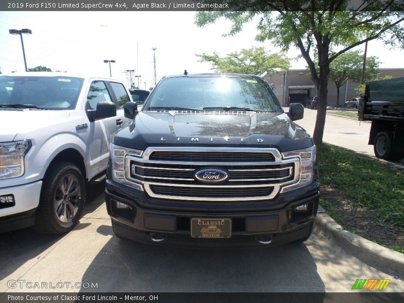 Agate Black / Limited Camelback 2019 Ford F150 Limited SuperCrew 4x4
