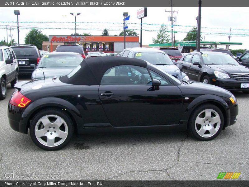 Brilliant Black / Ebony Black 2001 Audi TT 1.8T quattro Roadster