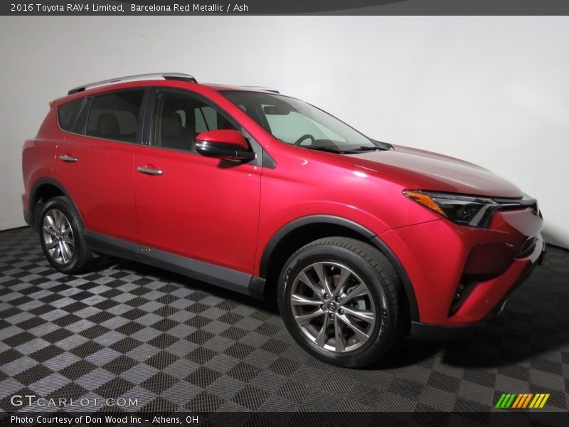 Barcelona Red Metallic / Ash 2016 Toyota RAV4 Limited