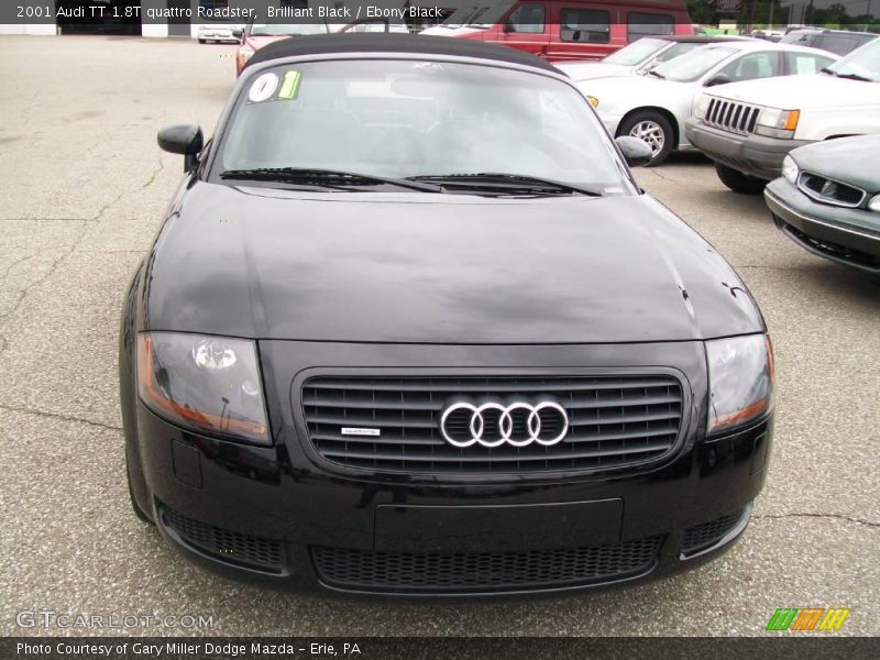 Brilliant Black / Ebony Black 2001 Audi TT 1.8T quattro Roadster