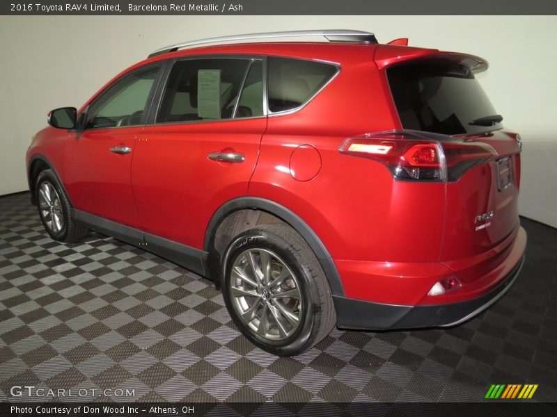 Barcelona Red Metallic / Ash 2016 Toyota RAV4 Limited