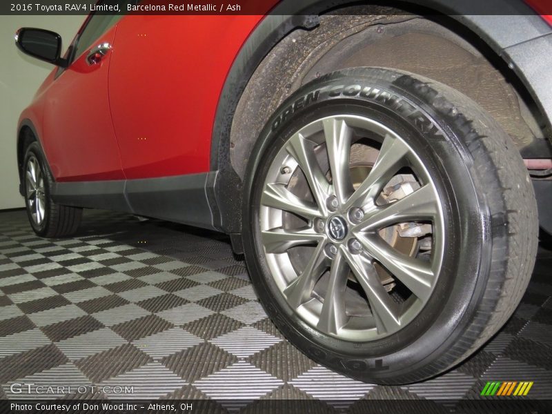 Barcelona Red Metallic / Ash 2016 Toyota RAV4 Limited