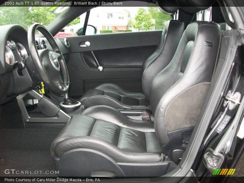 Brilliant Black / Ebony Black 2001 Audi TT 1.8T quattro Roadster