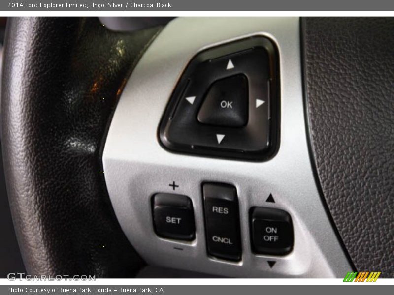 Ingot Silver / Charcoal Black 2014 Ford Explorer Limited