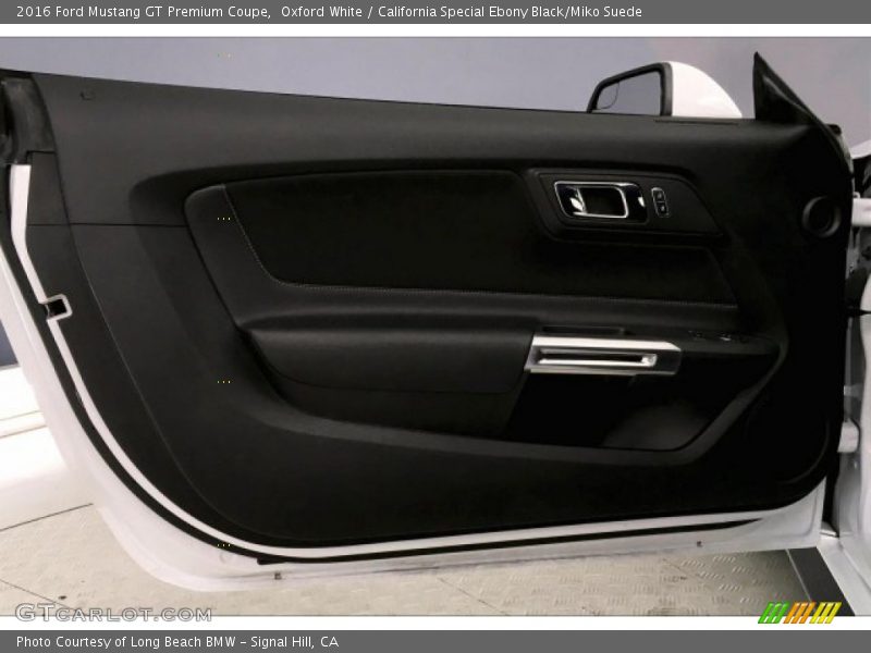 Oxford White / California Special Ebony Black/Miko Suede 2016 Ford Mustang GT Premium Coupe