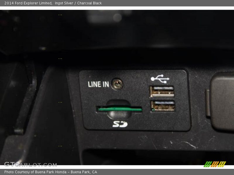 Ingot Silver / Charcoal Black 2014 Ford Explorer Limited