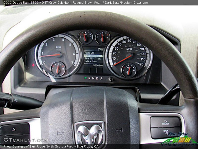 Rugged Brown Pearl / Dark Slate/Medium Graystone 2011 Dodge Ram 2500 HD ST Crew Cab 4x4