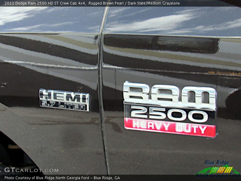 Rugged Brown Pearl / Dark Slate/Medium Graystone 2011 Dodge Ram 2500 HD ST Crew Cab 4x4