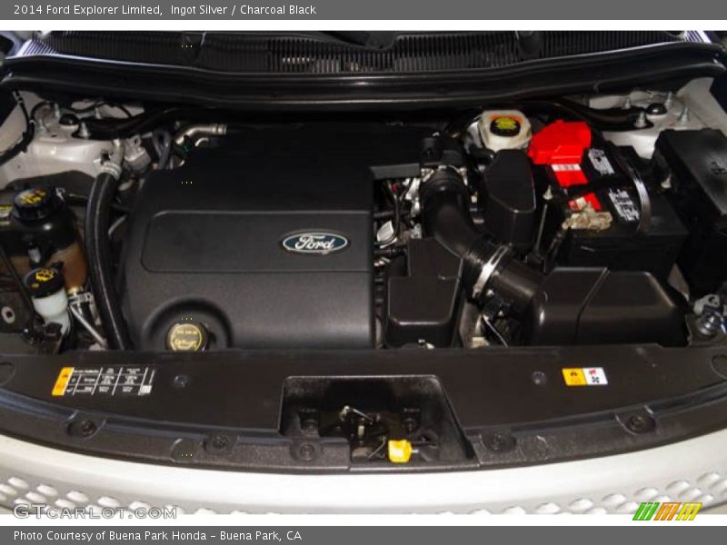 Ingot Silver / Charcoal Black 2014 Ford Explorer Limited