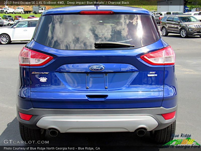 Deep Impact Blue Metallic / Charcoal Black 2013 Ford Escape SE 1.6L EcoBoost 4WD