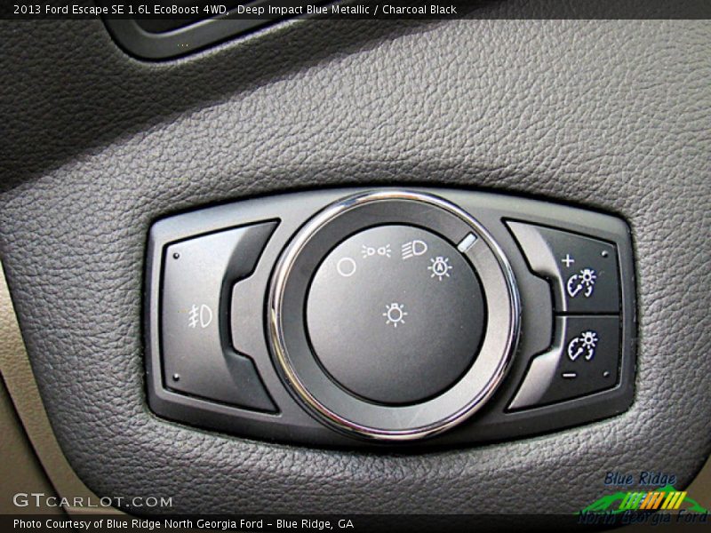 Deep Impact Blue Metallic / Charcoal Black 2013 Ford Escape SE 1.6L EcoBoost 4WD