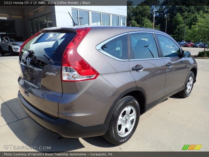 Kona Coffee Metallic / Black 2013 Honda CR-V LX AWD