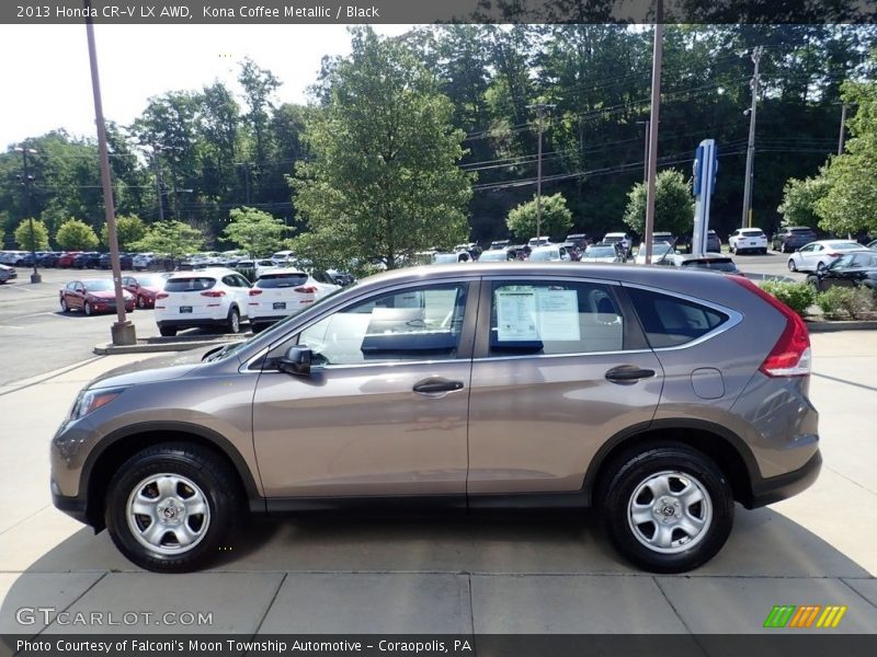 Kona Coffee Metallic / Black 2013 Honda CR-V LX AWD