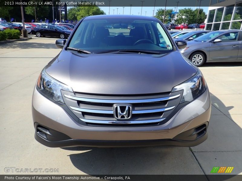 Kona Coffee Metallic / Black 2013 Honda CR-V LX AWD