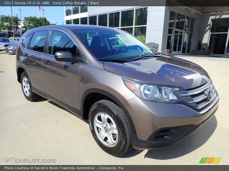 Kona Coffee Metallic / Black 2013 Honda CR-V LX AWD