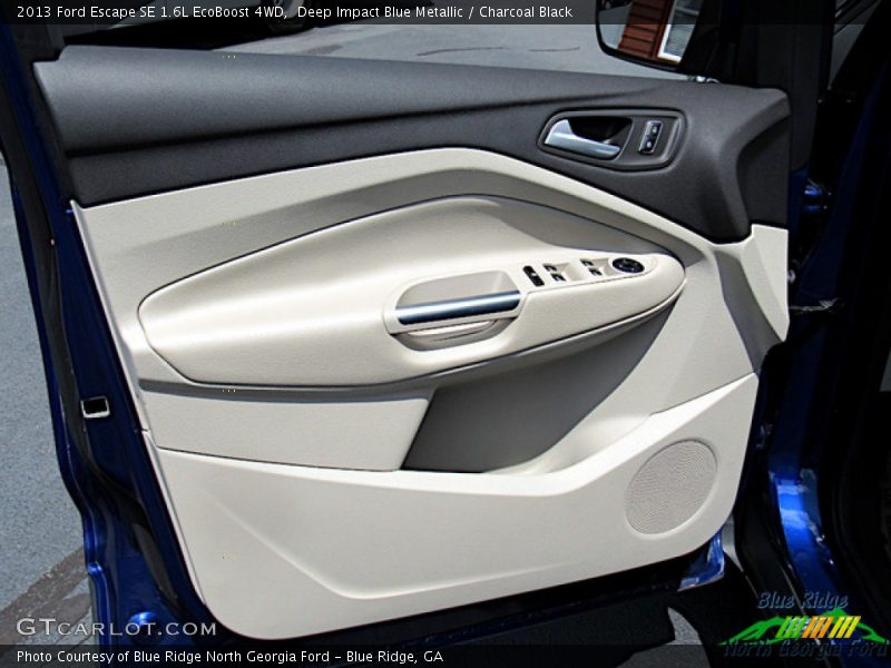 Deep Impact Blue Metallic / Charcoal Black 2013 Ford Escape SE 1.6L EcoBoost 4WD