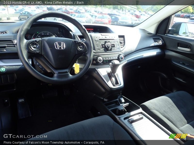 Kona Coffee Metallic / Black 2013 Honda CR-V LX AWD