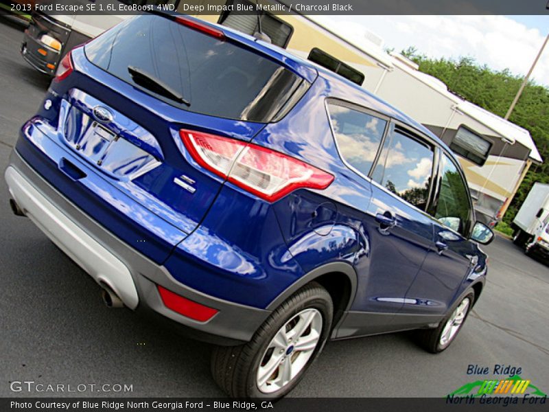 Deep Impact Blue Metallic / Charcoal Black 2013 Ford Escape SE 1.6L EcoBoost 4WD