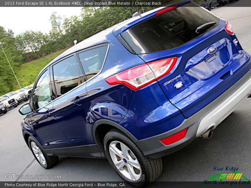 Deep Impact Blue Metallic / Charcoal Black 2013 Ford Escape SE 1.6L EcoBoost 4WD