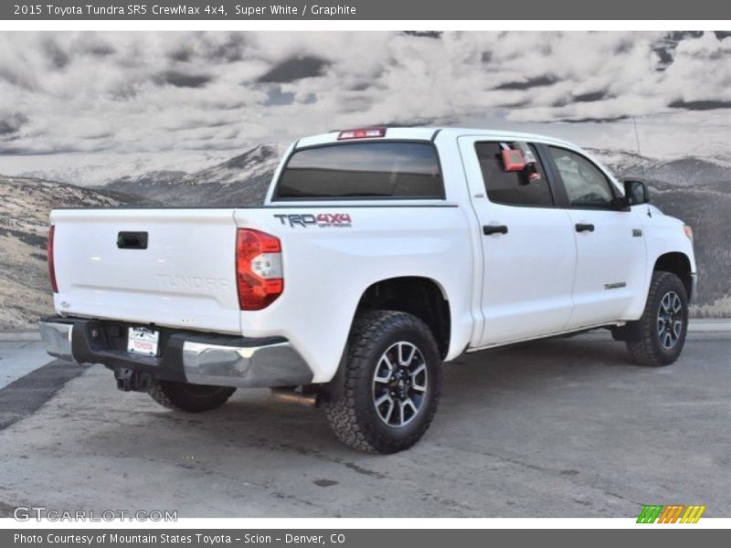 Super White / Graphite 2015 Toyota Tundra SR5 CrewMax 4x4