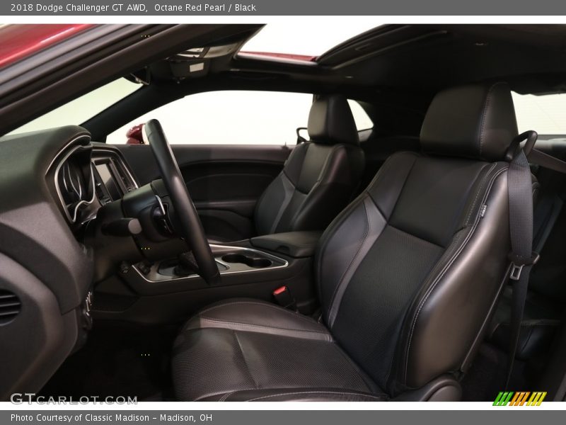 Octane Red Pearl / Black 2018 Dodge Challenger GT AWD