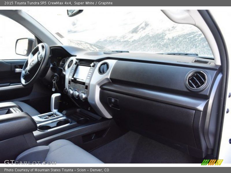 Super White / Graphite 2015 Toyota Tundra SR5 CrewMax 4x4
