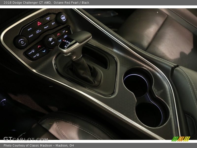Octane Red Pearl / Black 2018 Dodge Challenger GT AWD